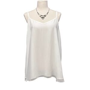 Torrid Sophie Chiffon Swing White Cami Size 2